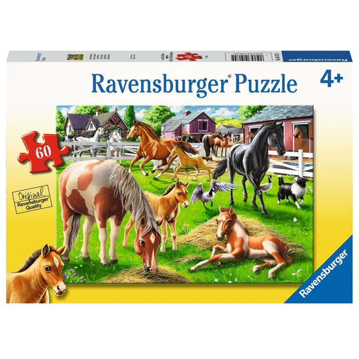 Puzzle: Happy Horses - Premium Puzzle - Just $14! Shop now at Retro Gaming of Denver