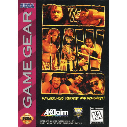 WWF Raw (Sega Game Gear) - Premium Video Games - Just $0! Shop now at Retro Gaming of Denver