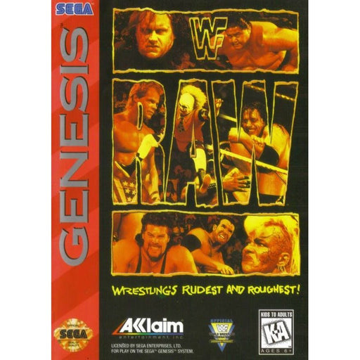 WWF Raw (Sega Genesis) - Premium Video Games - Just $0! Shop now at Retro Gaming of Denver