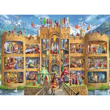 Puzzle: Frozen - Castle Cutaway - Premium Puzzle - Just $17! Shop now at Retro Gaming of Denver