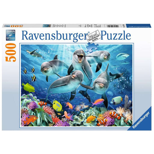 Puzzle: Dolphins in the Coral Reef - Premium Puzzle - Just $18! Shop now at Retro Gaming of Denver