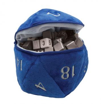 D20 Plush Dice Bag - Blue - Premium Accessories - Just $13.99! Shop now at Retro Gaming of Denver