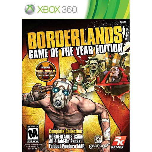 Borderlands: Game Of The Year Edition (Xbox 360) - Premium Video Games - Just $0! Shop now at Retro Gaming of Denver