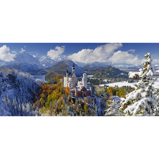 Puzzle: Panorama - Neuschwanstein Castle - Premium Puzzle - Just $40! Shop now at Retro Gaming of Denver