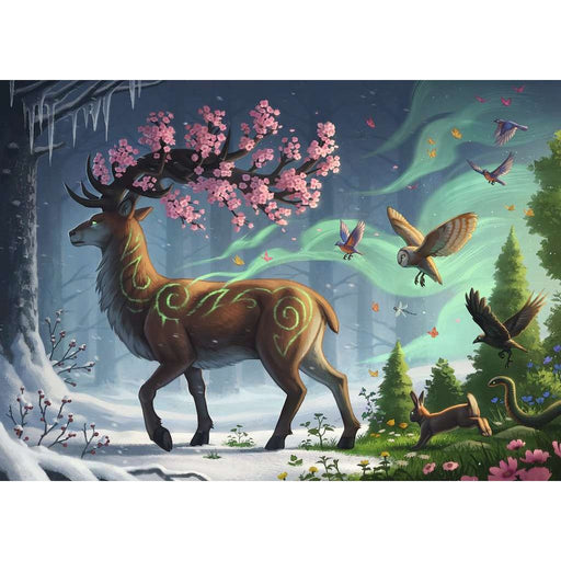 Puzzle: Deer of Spring - Premium Puzzle - Just $25! Shop now at Retro Gaming of Denver