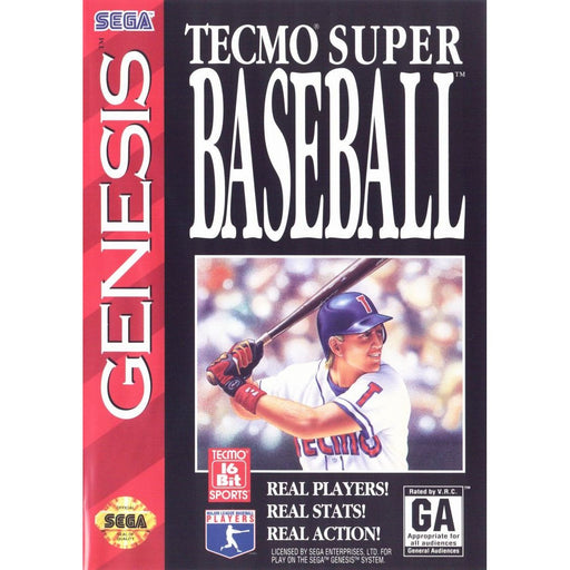 Tecmo Super Baseball (Sega Genesis) - Premium Video Games - Just $0! Shop now at Retro Gaming of Denver