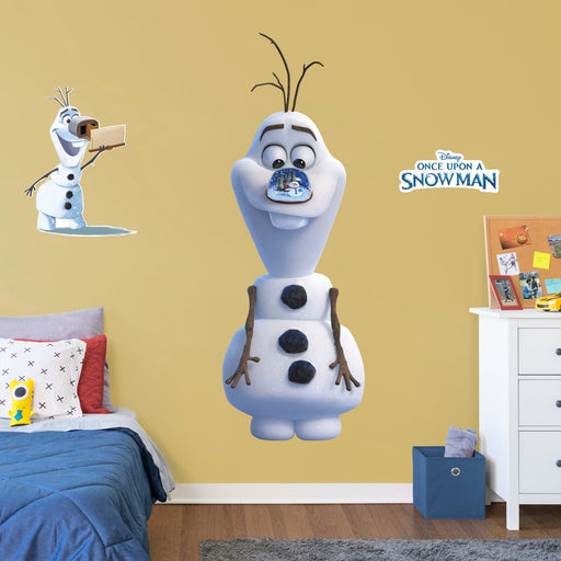 Olaf: Snowglobe - Frozen - Once Upon A Snowman - Officially Licensed Disney Removable Wall Decal - Premium Vinyl Die-Cut Character - Just $29.99! Shop now at Retro Gaming of Denver