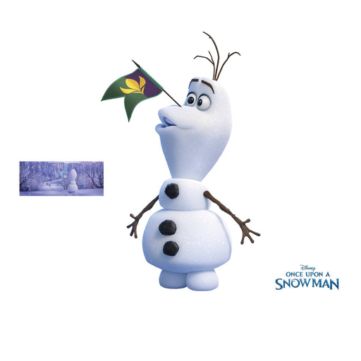 Olaf: Flag - Once Upon A Snowman - Officially Licensed Disney Removable Wall Decal - Premium Vinyl Die-Cut Character - Just $29.99! Shop now at Retro Gaming of Denver