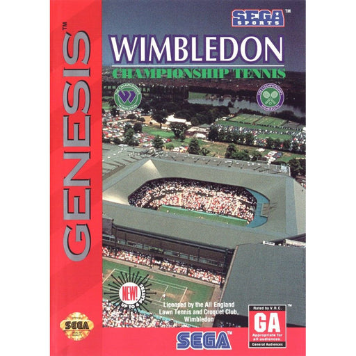 Wimbledon Championship Tennis (Sega Genesis) - Premium Video Games - Just $0! Shop now at Retro Gaming of Denver