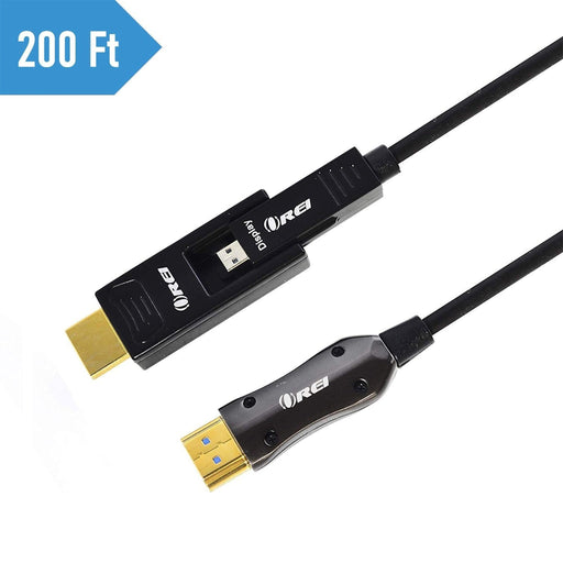 200 Feet Orei Fiber Optic Active HDMI Cable supports up to 4K @ 60Hz - Premium Cable - Just $144.99! Shop now at Retro Gaming of Denver