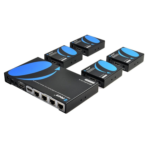 OREI HD14-EX132-K 1x4 HDMI Extender Splitter Over Single Cable CAT6/7 1080P With IR Remote EDID Management - Up To 132 Ft - Loop Out - Low Latency - Premium Splitter - Just $199.99! Shop now at Retro Gaming of Denver