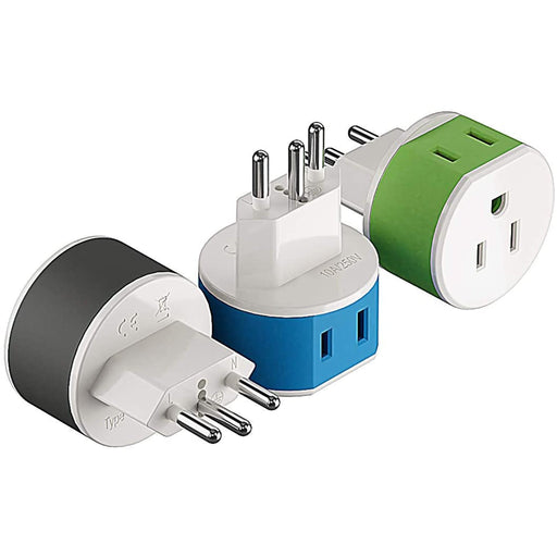Switzerland Travel Adapter - 2 in 1 - Type J - Compact Design (US-11A) - Premium Travel adapter - Just $12.99! Shop now at Retro Gaming of Denver