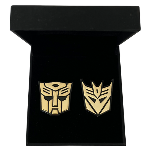 Transformers Autobot X Decepticon 24K Gold Plated Pins Box Set (Exclusive) - Premium Pin - Just $30! Shop now at Retro Gaming of Denver