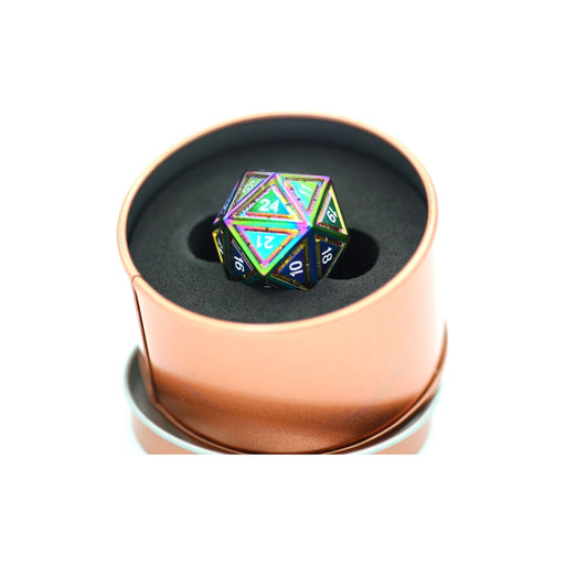Titan's Fist Metal D24 Dice - Prism Rainbow - Premium D24 - Just $19.99! Shop now at Retro Gaming of Denver