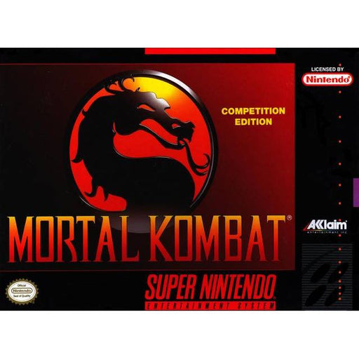 Mortal Kombat (Super Nintendo) - Premium Video Games - Just $0! Shop now at Retro Gaming of Denver