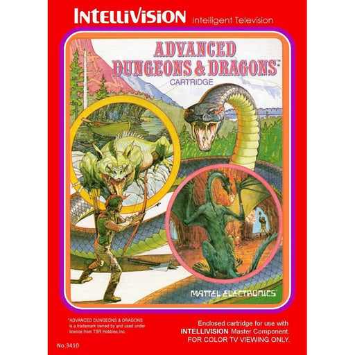 Advanced Dungeons & Dragons (Intellivision) - Premium Video Games - Just $0! Shop now at Retro Gaming of Denver