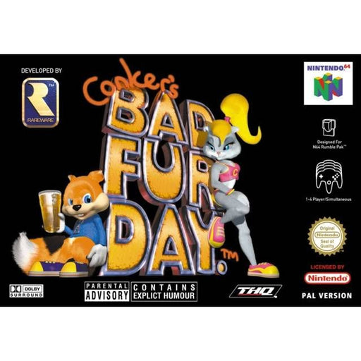 Conker's Bad Fur Day [European Import] (Nintendo 64) - Premium Video Games - Just $0! Shop now at Retro Gaming of Denver