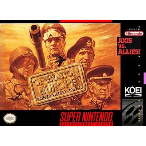 Operation Europe Path to Victory 1939-45 (Super Nintendo) - Premium Video Games - Just $0! Shop now at Retro Gaming of Denver
