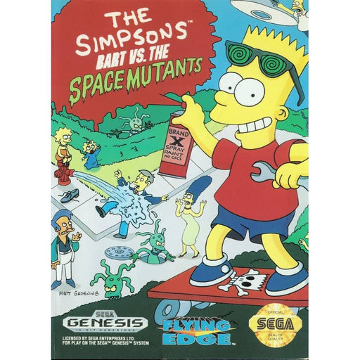 The Simpsons Bart vs the Space Mutants (Sega Genesis) - Premium Video Games - Just $0! Shop now at Retro Gaming of Denver