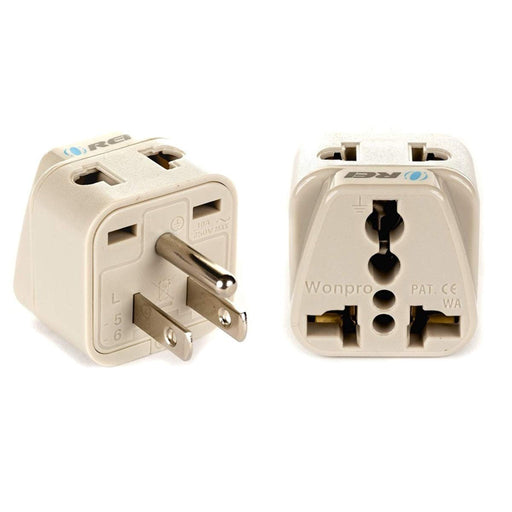Japan, Philippines Travel Adapter - 2 in 1 - Type B - Compact Design (DB-5) - Premium  - Just $4.99! Shop now at Retro Gaming of Denver