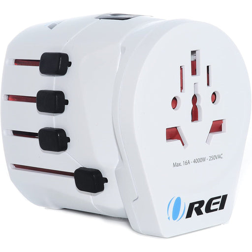 World Travel Adapter Plug International- All in One- 1 USB- Compact Design (M8-PLUS) - Premium Travel adapter - Just $49.99! Shop now at Retro Gaming of Denver