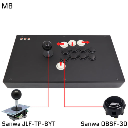 FightBox M8 Arcade Game Controller for PC/PS/XBOX/SWITCH - Premium  - Just $199.99! Shop now at Retro Gaming of Denver