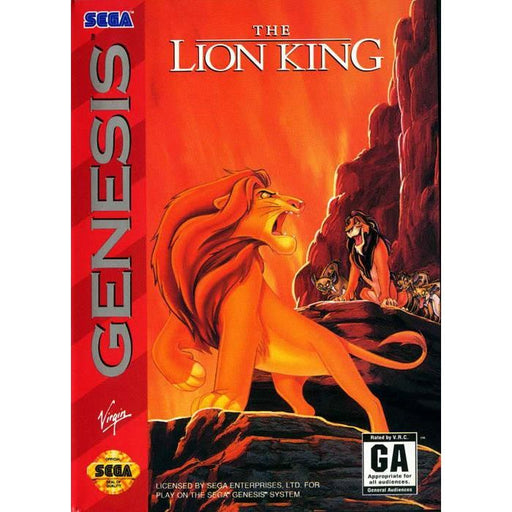 The Lion King (Sega Genesis) - Premium Video Games - Just $0! Shop now at Retro Gaming of Denver