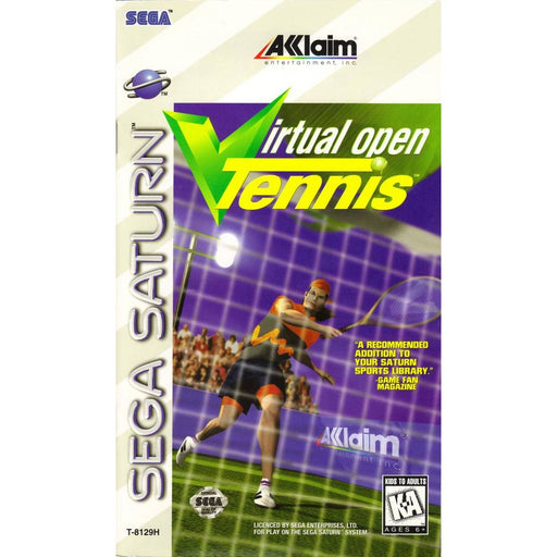 Virtual Open Tennis (Sega Saturn) - Premium Video Games - Just $0! Shop now at Retro Gaming of Denver