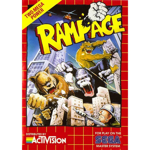 Rampage (Sega Master System) - Premium Video Games - Just $0! Shop now at Retro Gaming of Denver