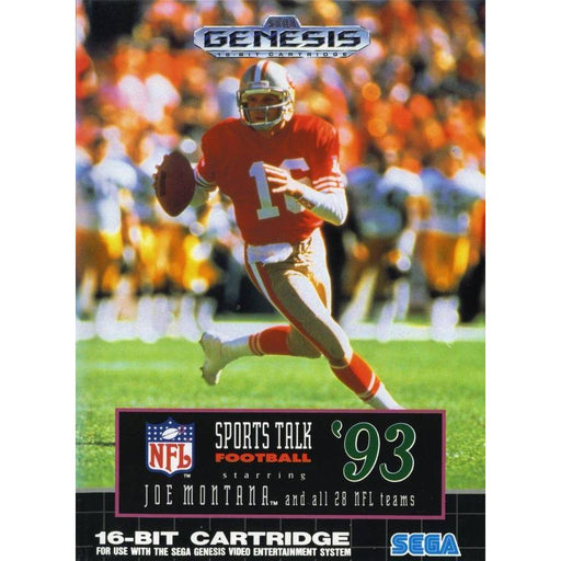 Sports Talk Football '93 Starring Joe Montana (Sega Genesis) - Premium Video Games - Just $0! Shop now at Retro Gaming of Denver