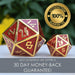 African Bloodstone Stone Dice Set - Premium Stone/Glass - Just $89.99! Shop now at Retro Gaming of Denver