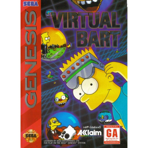 Virtual Bart (Sega Genesis) - Premium Video Games - Just $0! Shop now at Retro Gaming of Denver