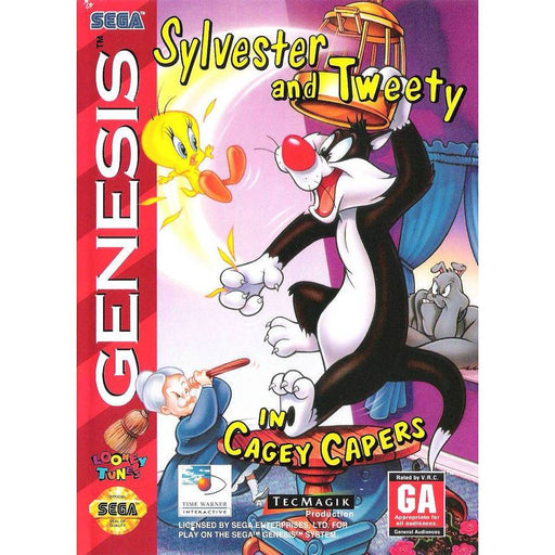 Sylvester and Tweety in Cagey Capers (Sega Genesis) - Premium Video Games - Just $0! Shop now at Retro Gaming of Denver