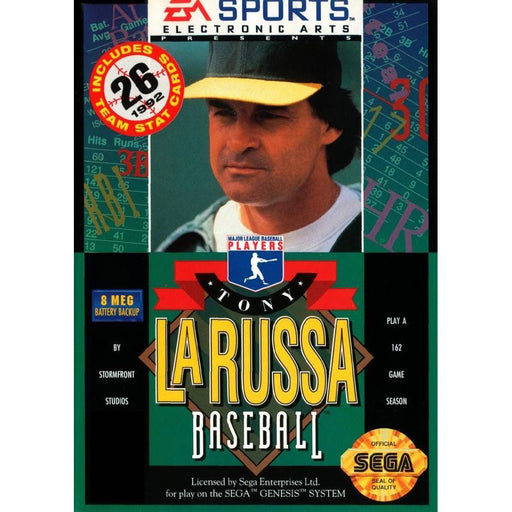 Tony La Russa Baseball (Sega Genesis) - Premium Video Games - Just $0! Shop now at Retro Gaming of Denver
