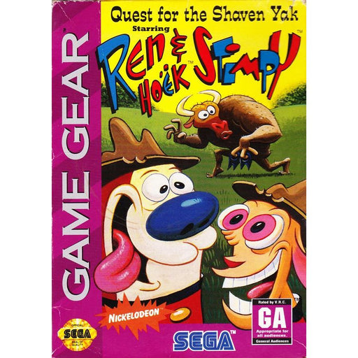 Ren and Stimpy Quest for the Shaven Yak (Sega Game Gear) - Premium Video Games - Just $0! Shop now at Retro Gaming of Denver
