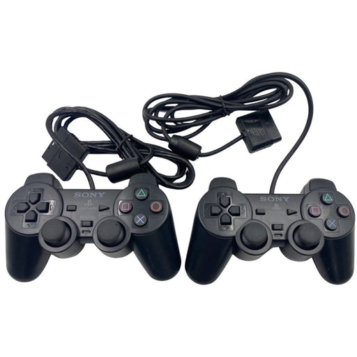 Slim (Black) PlayStation 2 System (2 - OEM Controllers) - Premium Video Game Consoles - Just $125.99! Shop now at Retro Gaming of Denver