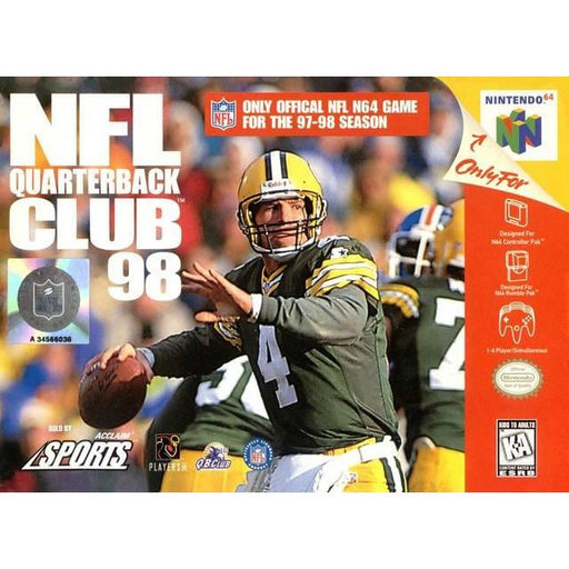 NFL Quarterback Club 98 (Nintendo 64) - Premium Video Games - Just $0! Shop now at Retro Gaming of Denver