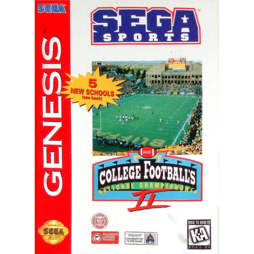 College Football's National Championship II (Sega Genesis) - Premium Video Games - Just $0! Shop now at Retro Gaming of Denver