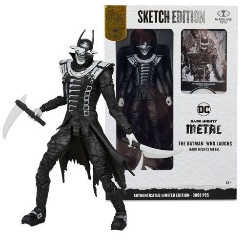 McFarlane Toys DC Multiverse The Batman Who Laughs Sketch Edition Gold Label 7-Inch Scale Action Figure - Entertainment Earth Exclusive - Premium Action & Toy Figures - Just $36.40! Shop now at Retro Gaming of Denver