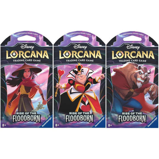 Disney Lorcana: Rise of the Floodborn Sleeved Booster - Premium CCG - Just $7! Shop now at Retro Gaming of Denver