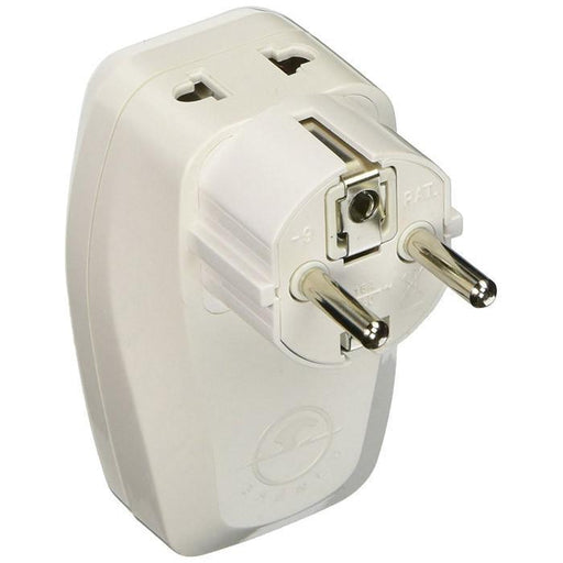 OREI 3 in 1 Schuko Travel Adapter Plug with USB and Surge Protection - Grounded Type E/F - Germany, France & More - Premium Travel adapter - Just $6.99! Shop now at Retro Gaming of Denver