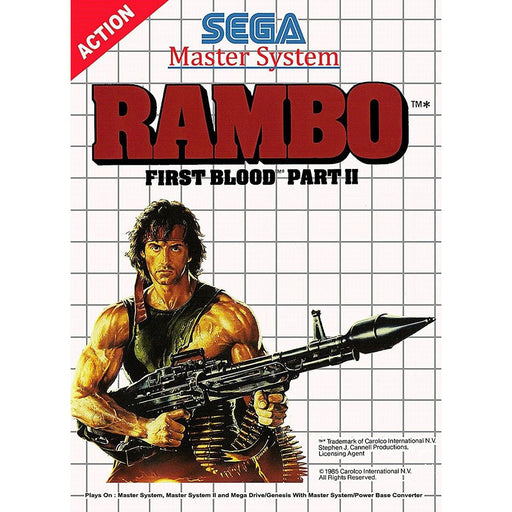 Rambo: First Blood Part II (Sega Master System) - Premium Video Games - Just $24.99! Shop now at Retro Gaming of Denver
