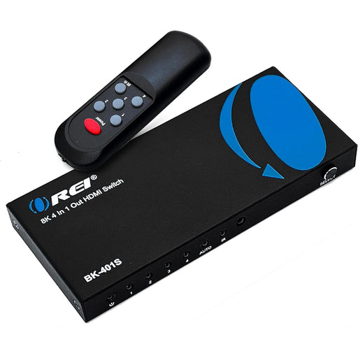 OREI 4x1 HDMI Switch: 4-In-1-Out Supports UltraHD 8K, Dolby Vision, HDR10+, Auto Switching (BK-401S) - Premium  - Just $29.99! Shop now at Retro Gaming of Denver