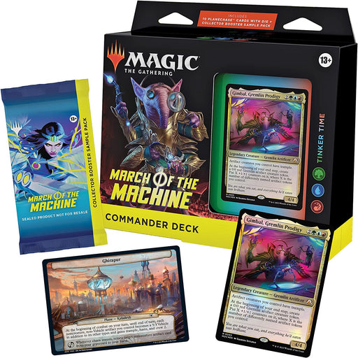 Magic: the Gathering - March of the Machine Commander Deck - Tinker Time - Premium CCG - Just $51.99! Shop now at Retro Gaming of Denver