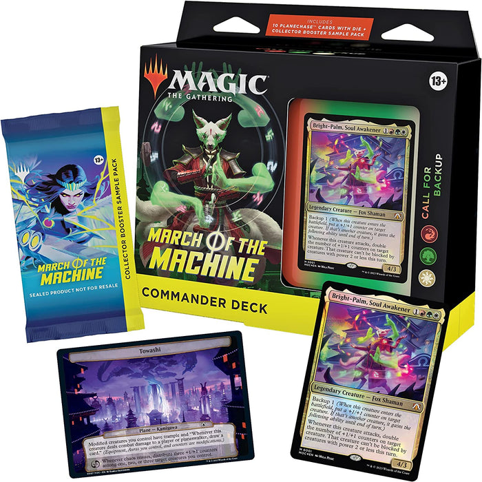 Magic: the Gathering - March of the Machine Commander Deck - Call for Backup - Premium CCG - Just $51.99! Shop now at Retro Gaming of Denver
