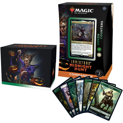 Magic: the Gathering - Midnight Hunt Coven Counters Commander Deck - Premium CCG - Just $45! Shop now at Retro Gaming of Denver
