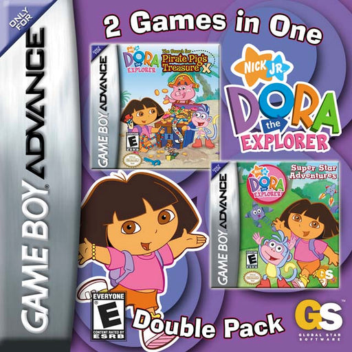 2 Games in 1 Double Pack - Dora The Explorer: The Search for Pirate Pig's Treasure/Super Star Adventures (Gameboy Advance) - Premium Video Games - Just $0! Shop now at Retro Gaming of Denver