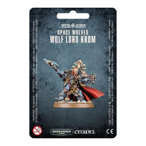 Warhammer 40K:  Space Wolves - Wolf Lord Krom - Premium Miniatures - Just $35! Shop now at Retro Gaming of Denver