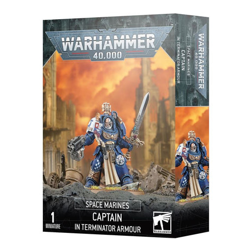 Warhammer 40K: Space Marine - Captain in Terminator Armour - Premium Miniatures - Just $42! Shop now at Retro Gaming of Denver