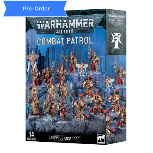 Warhammer 40K: Adeptus Custodes - Combat Patrol - Premium Miniatures - Just $160! Shop now at Retro Gaming of Denver